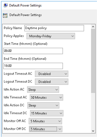 PowerMAN power management software configuration